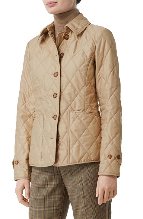 burberry diamond quilted jacket olive|burberry diamond quilted thermoregulated jacket.